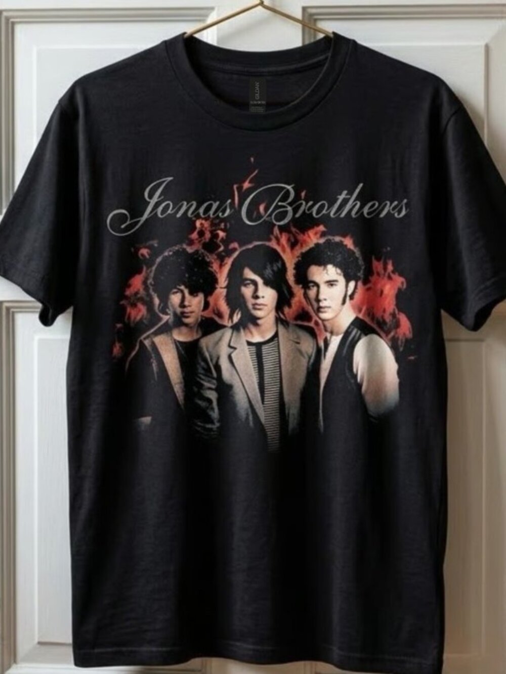 Jonas Brothers Flames Portrait Tee